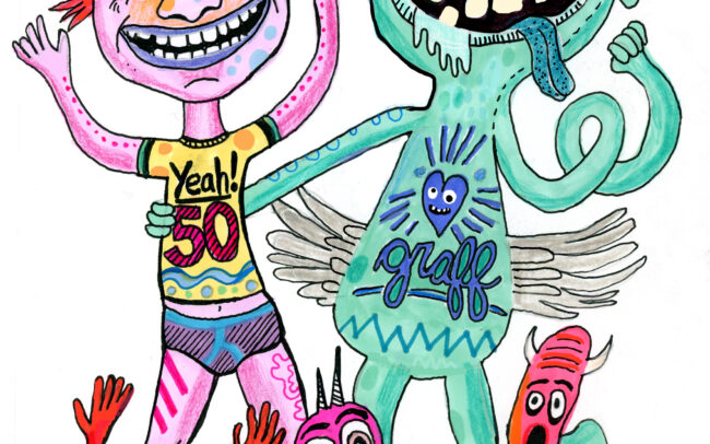 Dessin pour une oeuvre d'art public temporaire (2015)